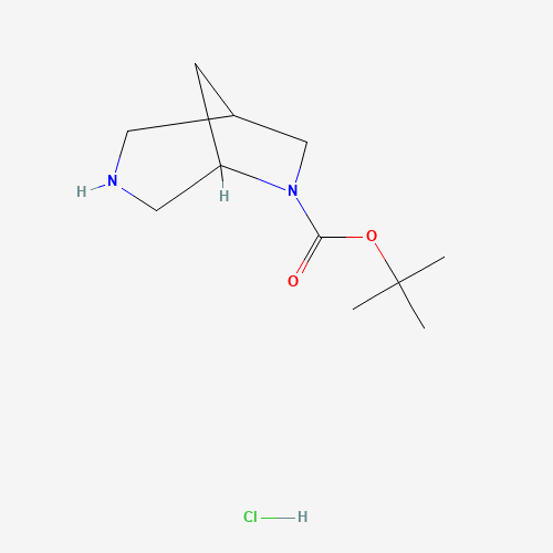 tert-Butyl 3,6-diazabicyclo[3.2.1]octane-6-carboxylate hydrochloride