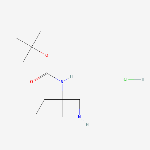tert-Butyl (3-ethylazetidin-3-yl)carbamate hydrochloride