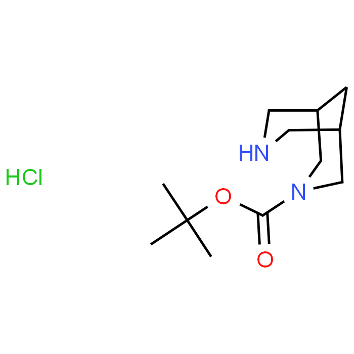 tert-Butyl 3,7-diazabicyclo[3.3.1]nonane-3-carboxylate hydrochloride - Achmem