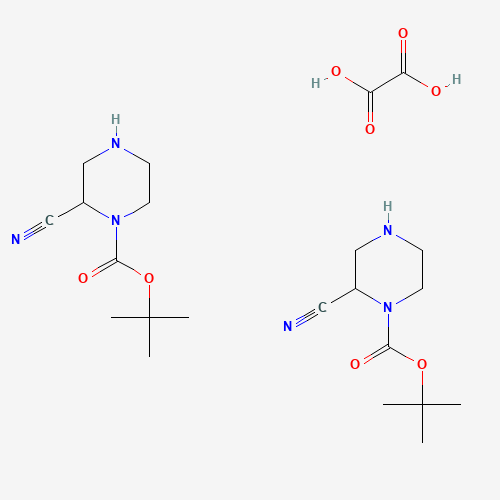 tert-Butyl 2-cyanopiperazine-1-carboxylate oxalate(2:1)