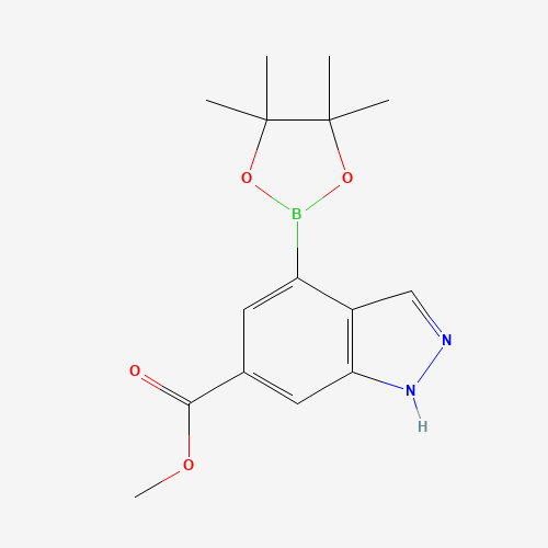 methyl 4-(tetramethyl-1,3,2-dioxaborolan-2-yl)-1H-indazole-6-carboxylate