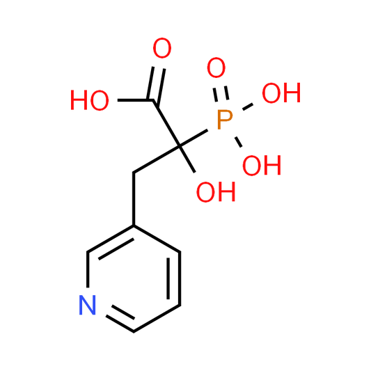 2-Hydroxy-2-phosphono-3-(pyridin-3-yl)propanoic acid
