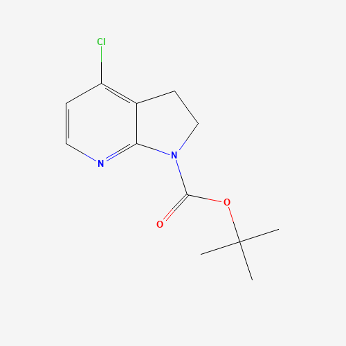 tert-butyl 4-chloro-1H,2H,3H-pyrrolo[2,3-b]pyridine-1-carboxylate