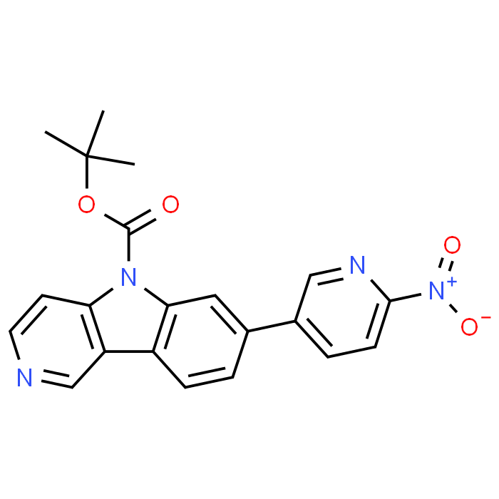 tert-Butyl 7-(6-nitropyridin-3-yl)-5H-pyrido[4,3-b]indole-5-carboxylate