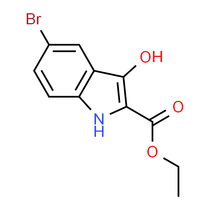 5-Bromo-3-hydroxy-1H-indole-2-carboxylic acid ethyl ester