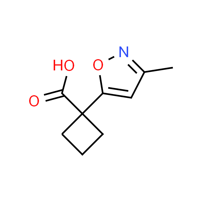 1-(3-Methylisoxazol-5-yl)cyclobutanecarboxylic acid