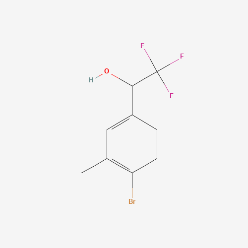 1-(4-Bromo-3-methylphenyl)-2,2,2-trifluoroethan-1-ol
