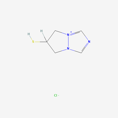 6,7-dihydro-6-mercapto-5H-Pyrazolo[1,2-a][1,2,4]triazol-4-ium chloride