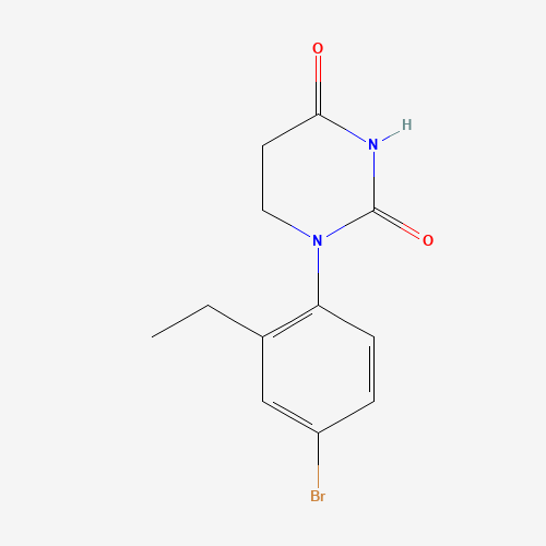 1-(4-Bromo-2-ethylphenyl)dihydropyrimidine-2,4(1H,3H)-dione