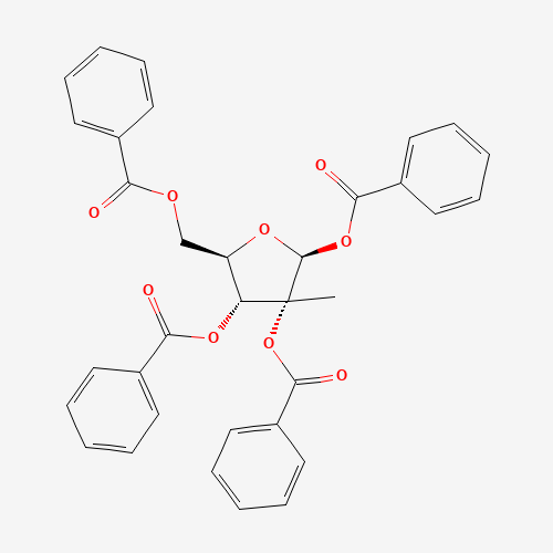 (2S,3R,4R,5R)-5-((Benzoyloxy)methyl)-3-methyltetrahydrofuran-2,3,4-triyl tribenzoate