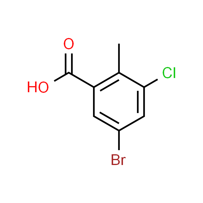 5-Bromo-3-chloro-2-methylbenzoic acid