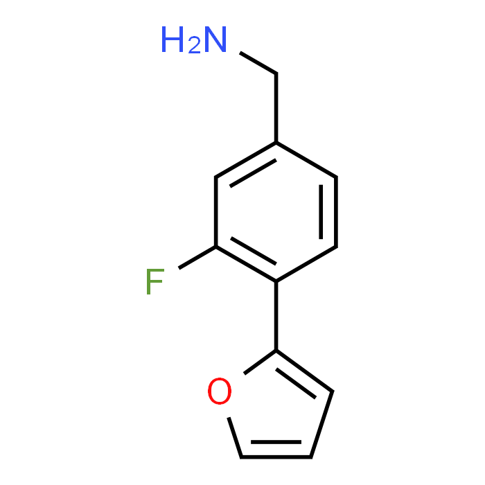 (3-Fluoro-4-(furan-2-yl)phenyl)methanamine