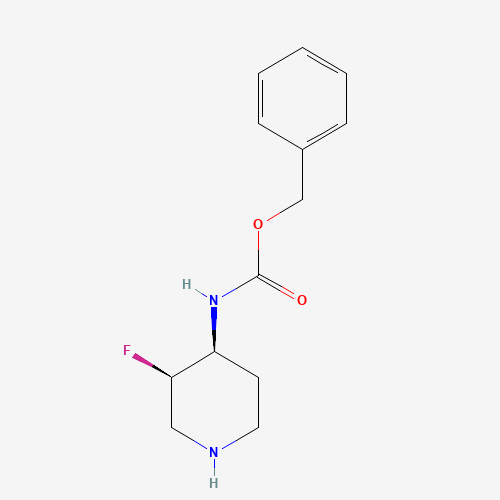 Benzyl ((3R,4S)-3-fluoropiperidin-4-yl)carbamate