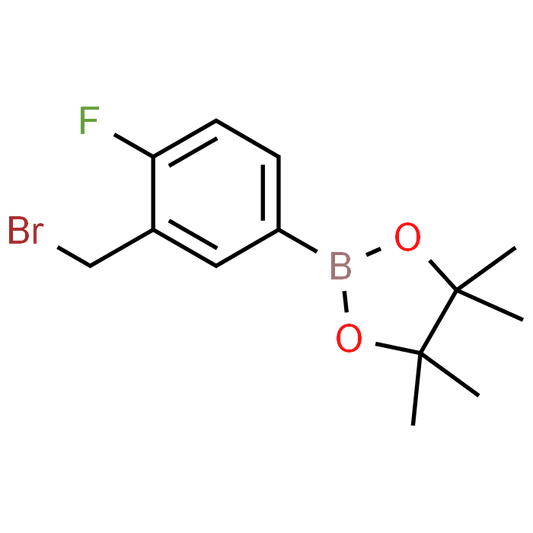 2-(3-(Bromomethyl)-4-fluorophenyl)-4,4,5,5-tetramethyl-1,3,2-dioxaborolane