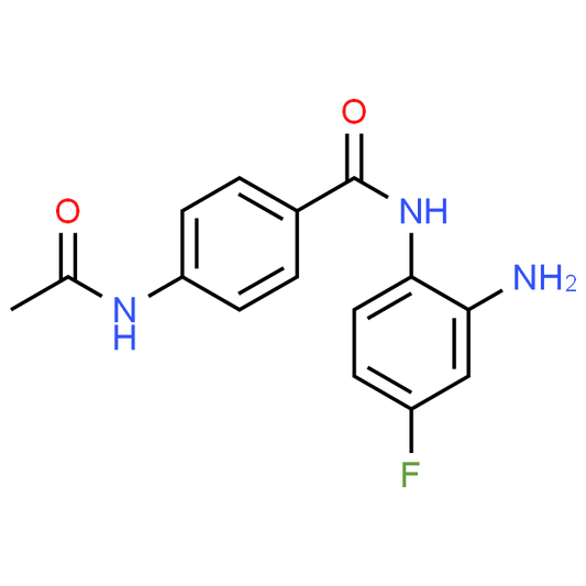 4-Acetamido-N-(2-amino-4-fluorophenyl)benzamide