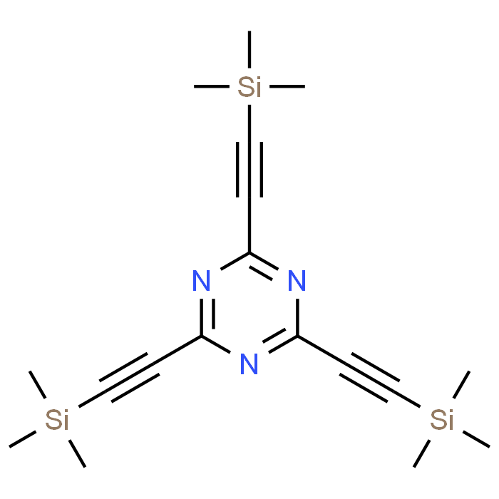 2,4,6-Tris((trimethylsilyl)ethynyl)-1,3,5-triazine