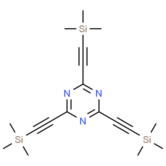 2,4,6-Tris((trimethylsilyl)ethynyl)-1,3,5-triazine