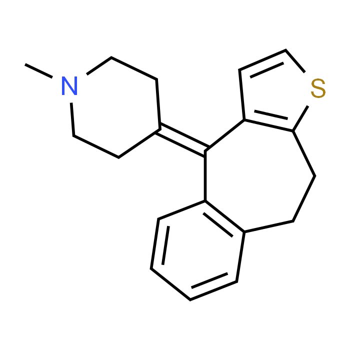 4-(9,10-Dihydro-4H-benzo[4,5]cyclohepta[1,2-b]thiophen-4-ylidene)-1-methylpiperidine