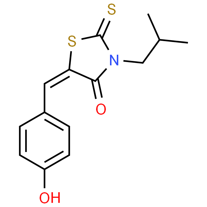 (Z)-5-(4-Hydroxybenzylidene)-3-isobutyl-2-thioxothiazolidin-4-one