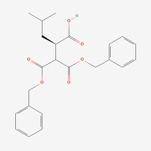 (R)-2-(1,3-bis(benzyloxy)-1,3-dioxopropan-2-yl)-4-methylpentanoic acid