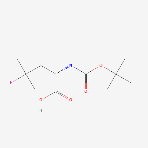 (S)-2-((tert-Butoxycarbonyl)(methyl)amino)-4-fluoro-4-methylpentanoic acid