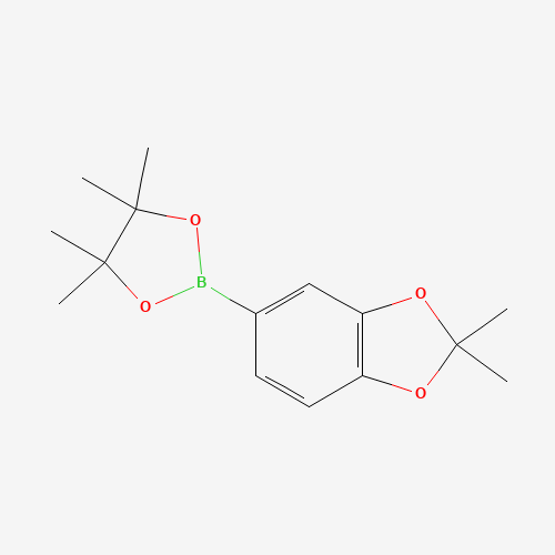 2-(2,2-Dimethylbenzo[d][1,3]dioxol-5-yl)-4,4,5,5-tetramethyl-1,3,2-dioxaborolane