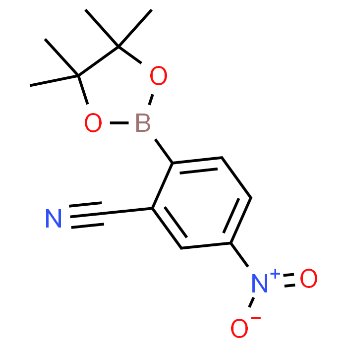 5-NItro-2-(tetramethyl-1,3,2-dioxaborolan-2-yl)benzonitrile