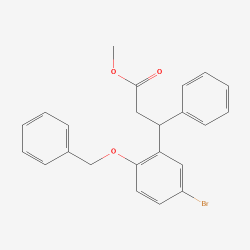 Methyl 3-(2-(benzyloxy)-5-bromophenyl)-3-phenylpropanoate