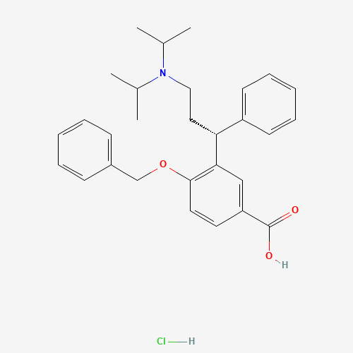 (R)-4-(benzyloxy)-3-(3-(diisopropylamino)-1-phenylpropyl)benzoic acid hydrochloride