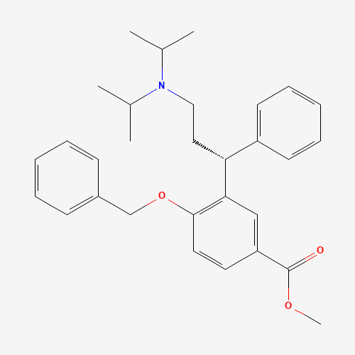 3-[(1R)-3-[Bis(1-methylethyl)amino]-1-phenylpropyl]-4-(phenylmethoxy)-benzoicacid methylester