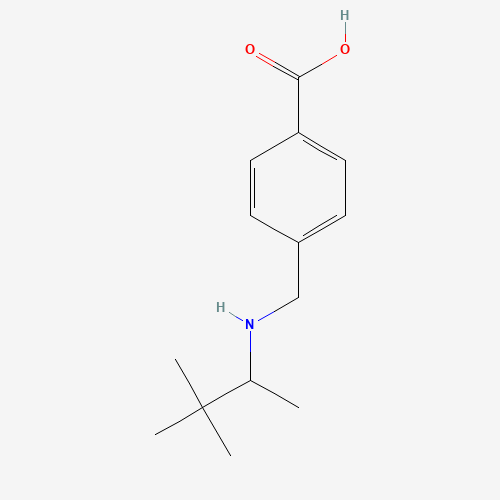 4-(((3,3-Dimethylbutan-2-yl)amino)methyl)benzoic acid