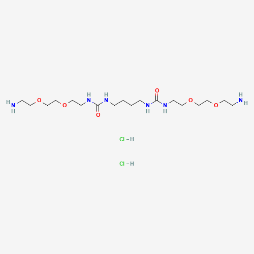 1,1'-(Butane-1,4-diyl)bis(3-(2-(2-(2-aminoethoxy)ethoxy)ethyl)urea) 2HCl