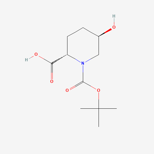 (2S,5R)-1-(tert-Butoxycarbonyl)-5-hydroxypiperidine-2-carboxylic acid