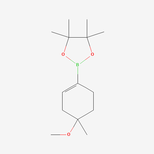 2-(4-Methoxy-4-methylcyclohex-1-en-1-yl)-4,4,5,5-tetramethyl-1,3,2-dioxaborolane