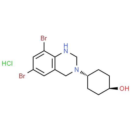 trans-4-(6,8-dibromo-1,2-dihydroquinazolin-3(4H)-yl)cyclohexanol hydrochloride