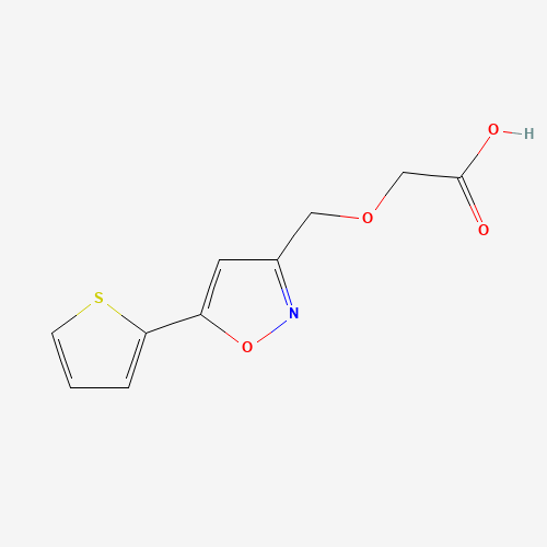 2-((5-(Thiophen-2-yl)isoxazol-3-yl)methoxy)acetic acid