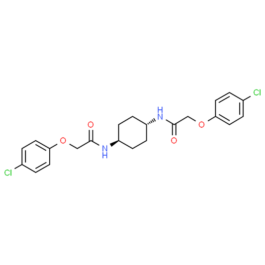 N,N'-(trans-cyclohexane-1,4-diyl)bis(2-(4-chlorophenoxy)acetamide)