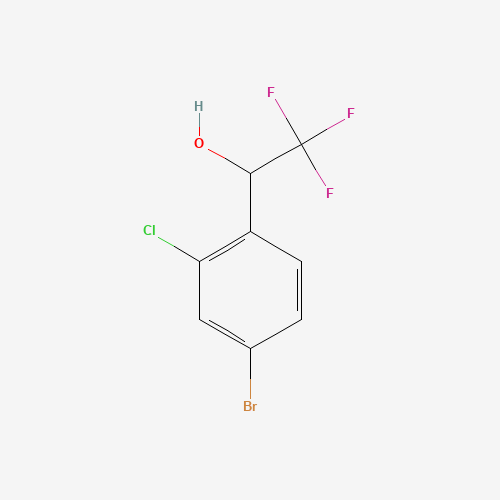 1-(4-Bromo-2-chlorophenyl)-2,2,2-trifluoroethan-1-ol