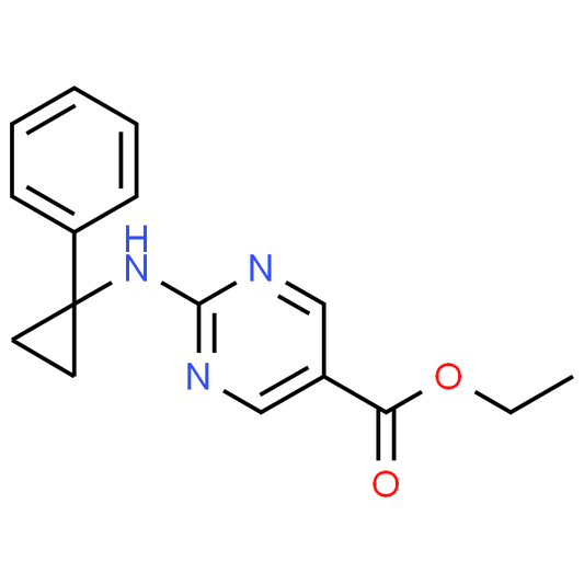 Ethyl 2-((1-phenylcyclopropyl)amino)pyrimidine-5-carboxylate