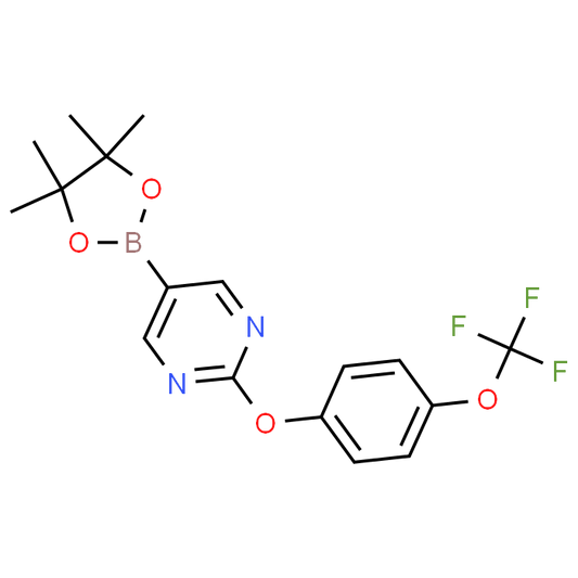 5-(4,4,5,5-Tetramethyl-1,3,2-dioxaborolan-2-yl)-2-(4-(trifluoromethoxy)phenoxy)pyrimidine