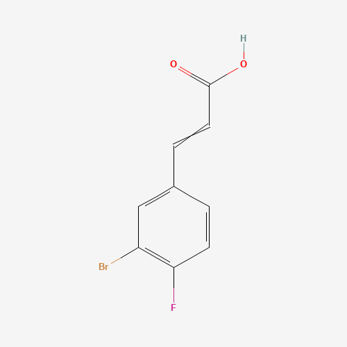 3-Bromo-4-fluorocinnamic acid