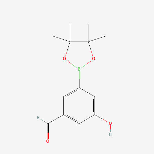 3-Hydroxy-5-(4,4,5,5-tetramethyl-1,3,2-dioxaborolan-2-yl)benzaldehyde