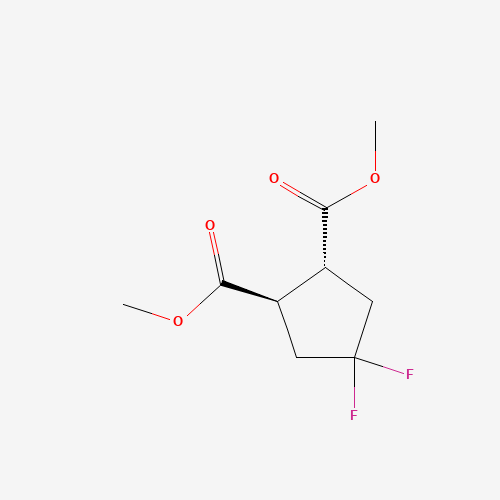 Dimethyl trans-4,4-difluorocyclopentane-1,2-dicarboxylate