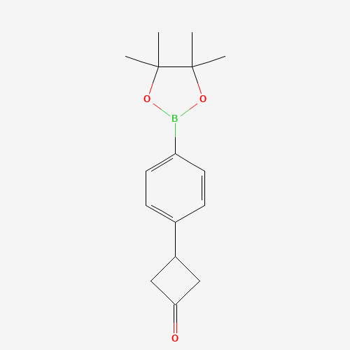 3-(4-(4,4,5,5-Tetramethyl-1,3,2-dioxaborolan-2-yl)phenyl)cyclobutan-1-one