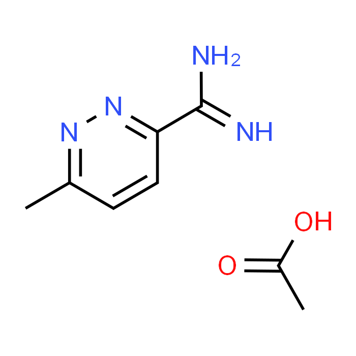 6-Methylpyridazine-3-carboximidamide acetate