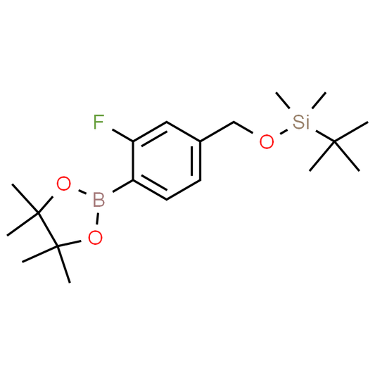 tert-Butyl((3-fluoro-4-(4,4,5,5-tetramethyl-1,3,2-dioxaborolan-2-yl)benzyl)oxy)dimethylsilane