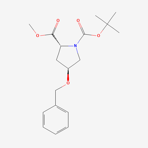 1-(tert-Butyl) 2-methyl (2R,4S)-4-(benzyloxy)pyrrolidine-1,2-dicarboxylate