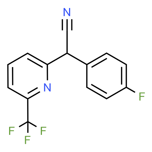 2-(4-Fluorophenyl)-2-(6-(trifluoromethyl)pyridin-2-yl)acetonitrile