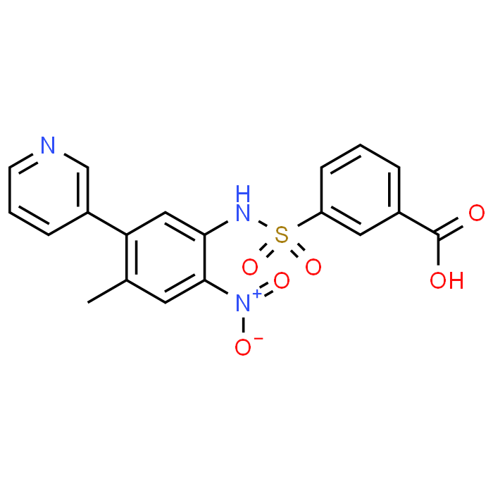 3-(N-(4-Methyl-2-nitro-5-(pyridin-3-yl)phenyl)sulfamoyl)benzoic acid