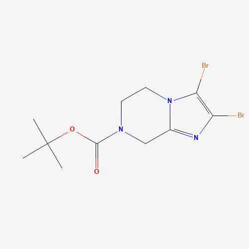 tert-Butyl 2,3-dibromo-5,6-dihydroimidazo[1,2-a]pyrazine-7(8H)-carboxylate